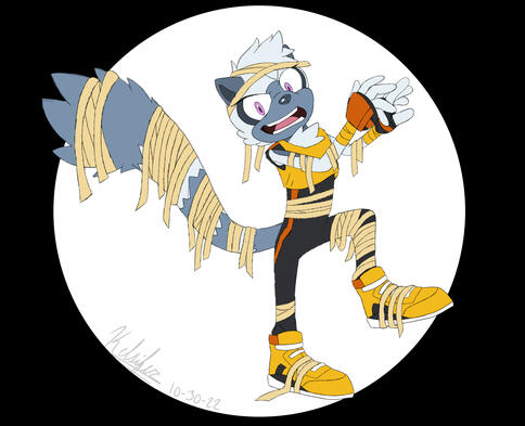 Sonic Revo Online 2022 - Tangle Halloween Fanart